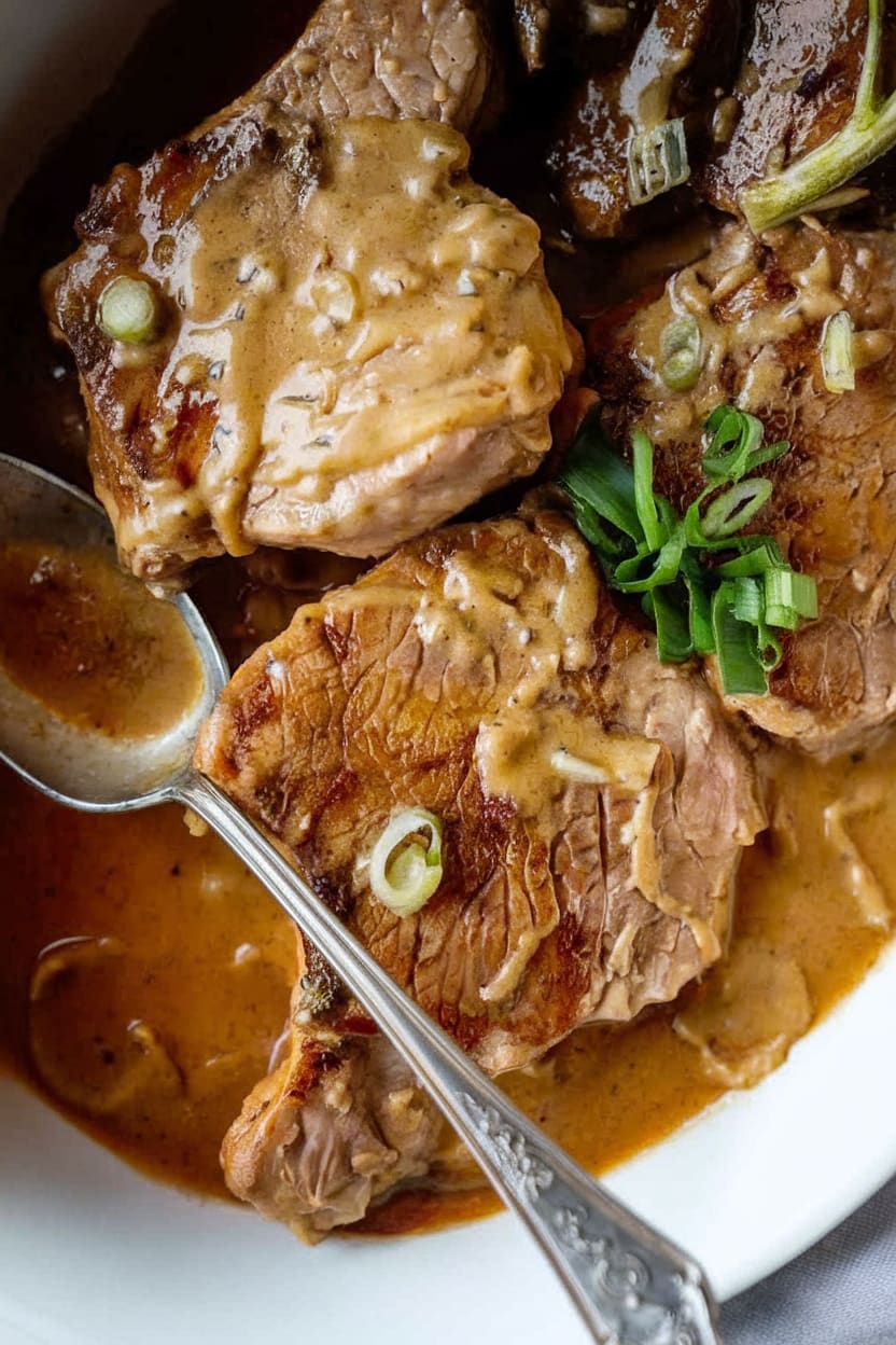 Smothered Pork Chops and Gravy
