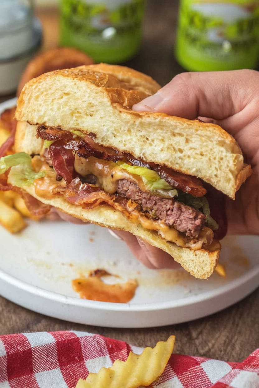 Western Bacon Cheeseburger