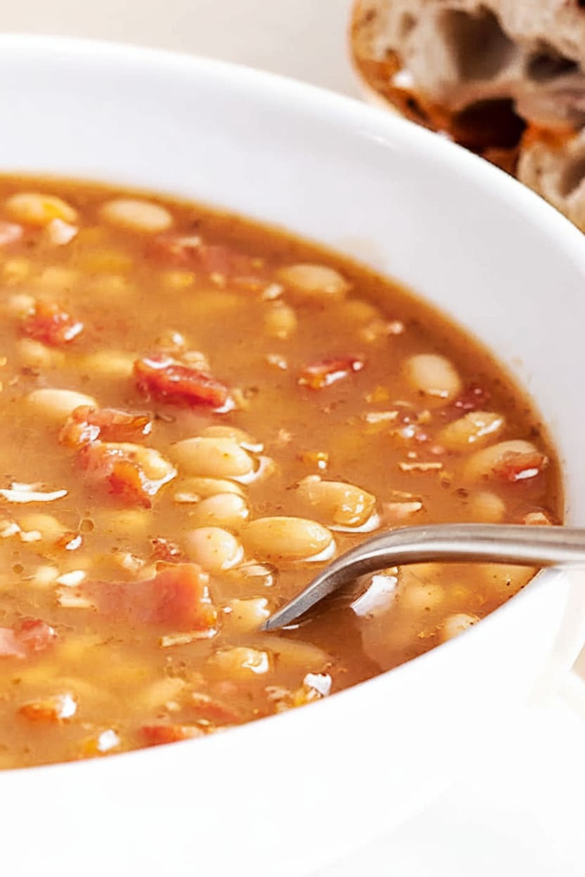 White Bean Soup With Bacon