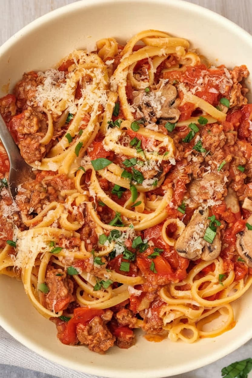 Easy Pasta Bolognese