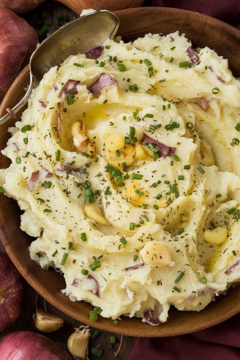 Roasted Garlic Mashed Potatoes