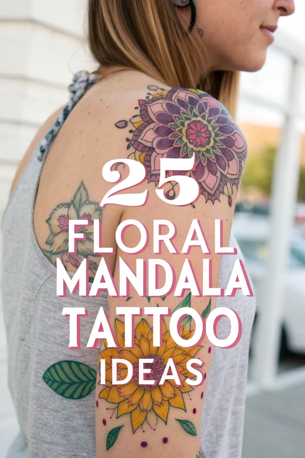 25 floral mandala tattoo ideas