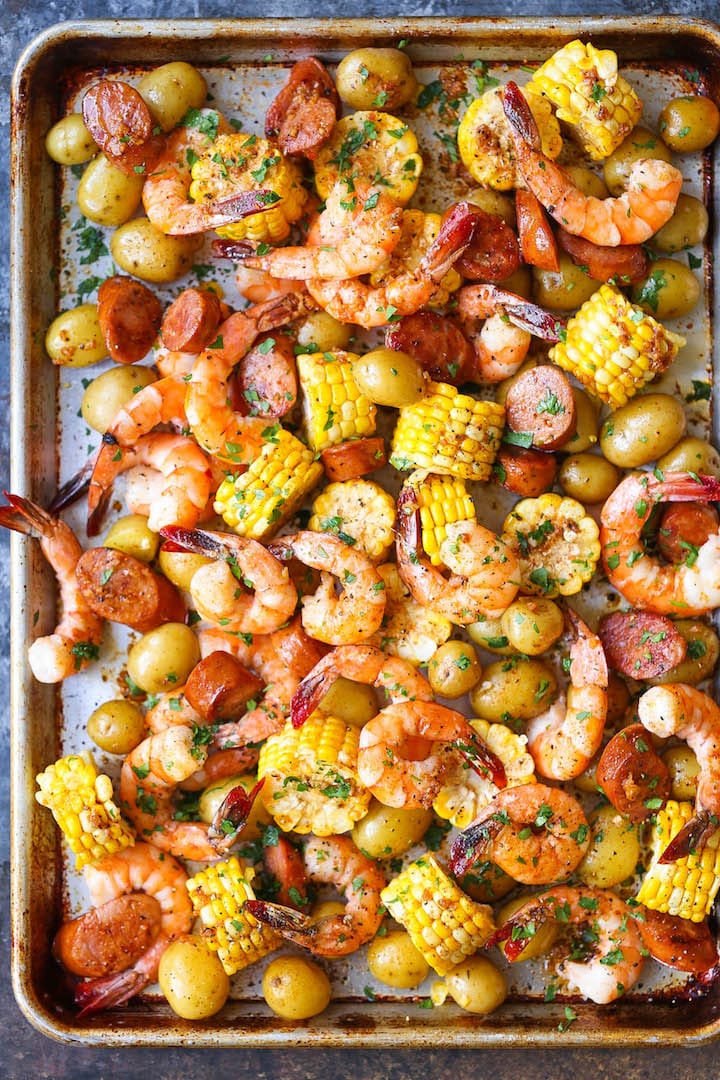 Sheet Pan Shrimp Boil Recipe