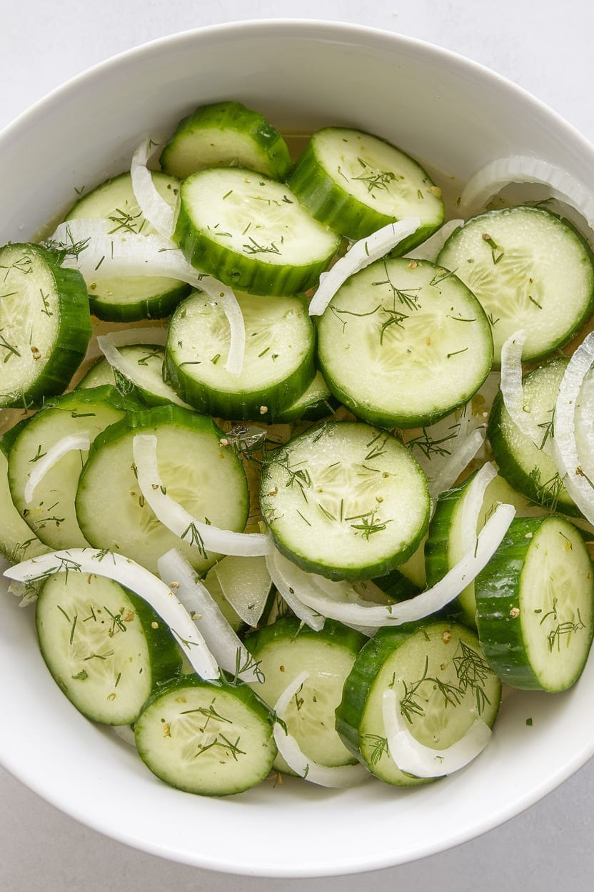 Cucumber and Onion Salad