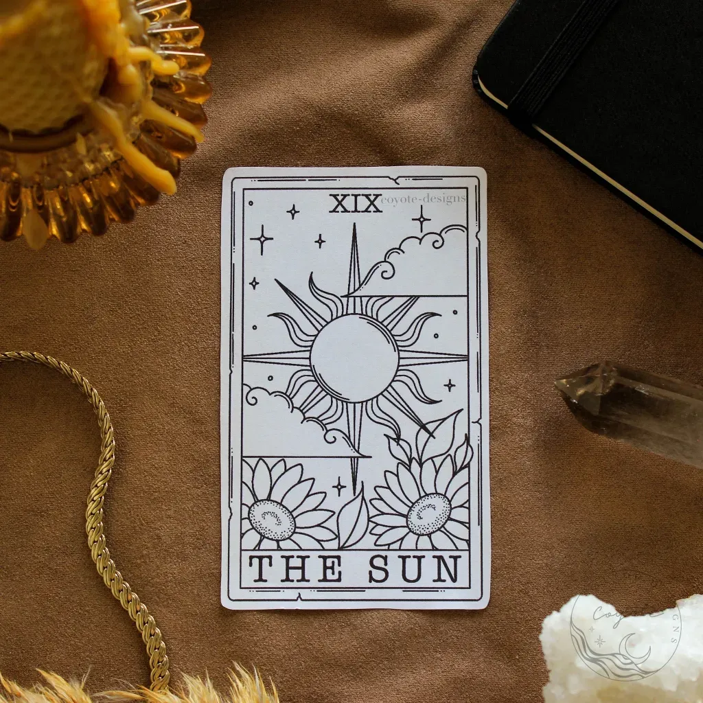 the sun tarot tattoo