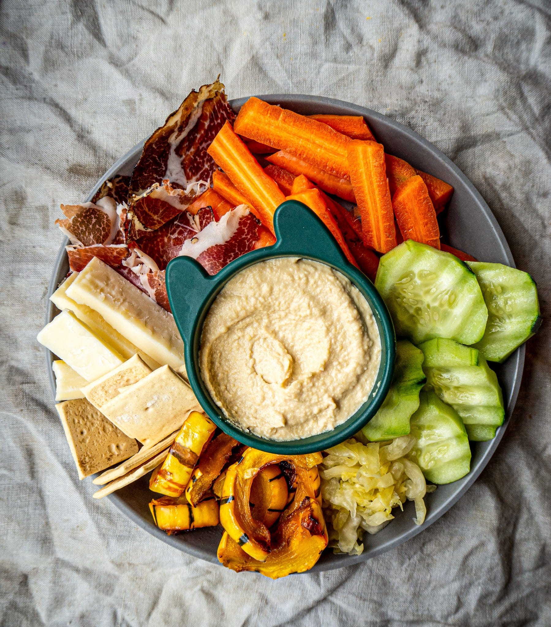 Hummus with Veggie Sticks Recipe