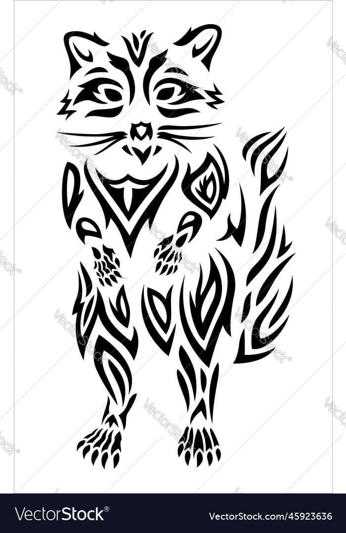 silhouette raccoon tattoo