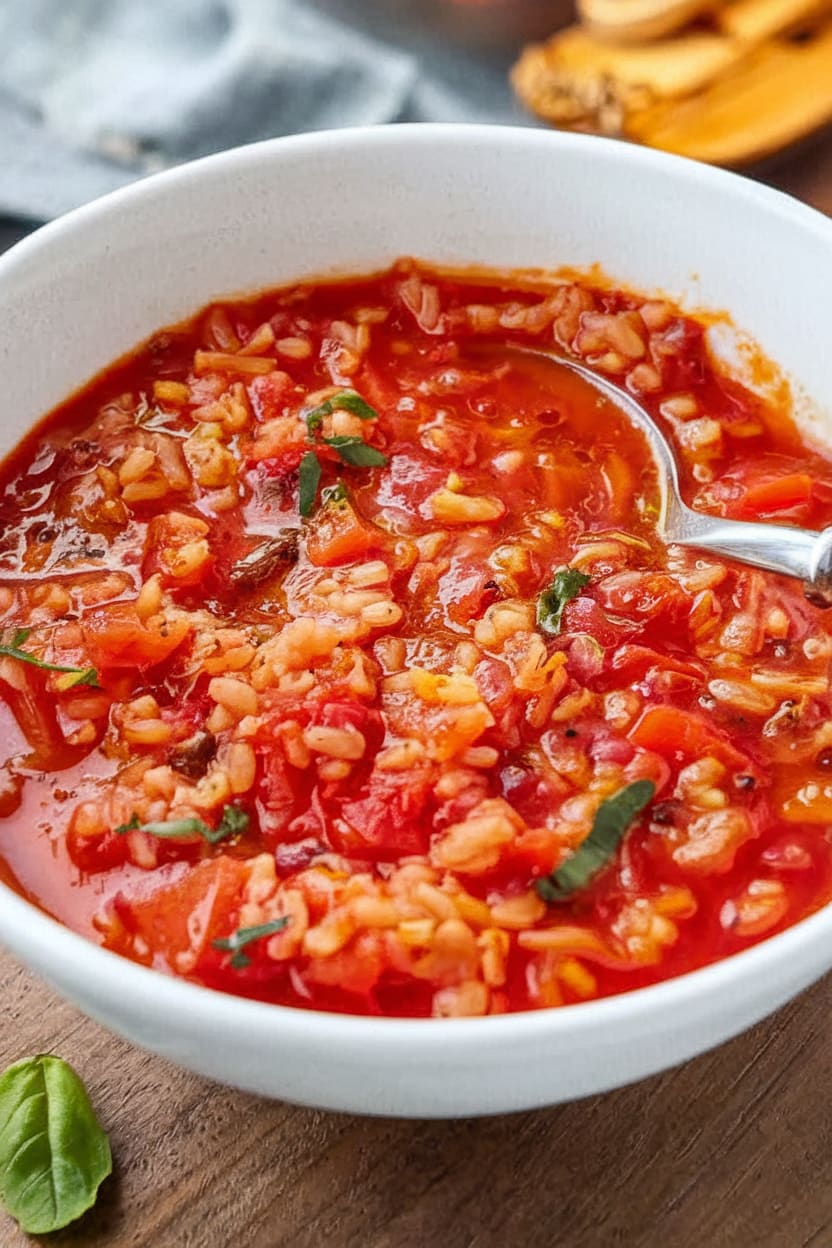 Tomato Rice Soup