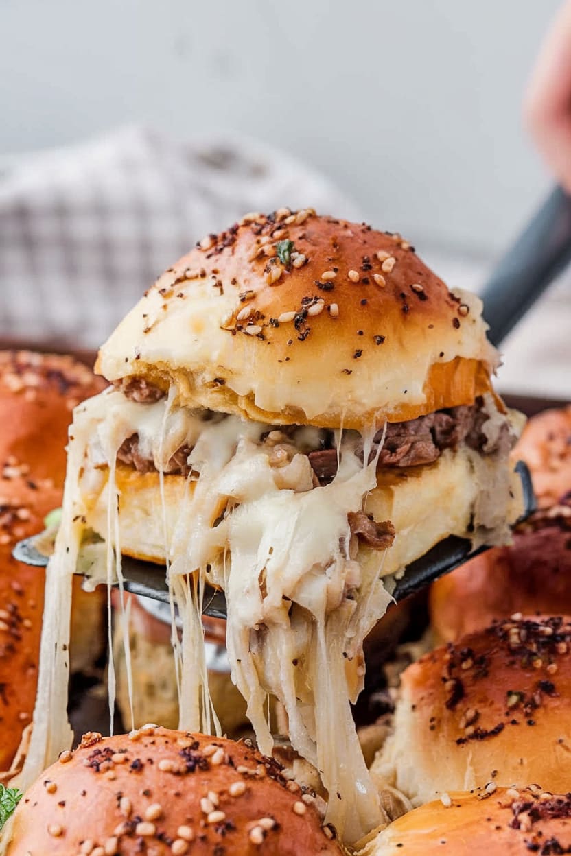 French Onion Beef Sliders