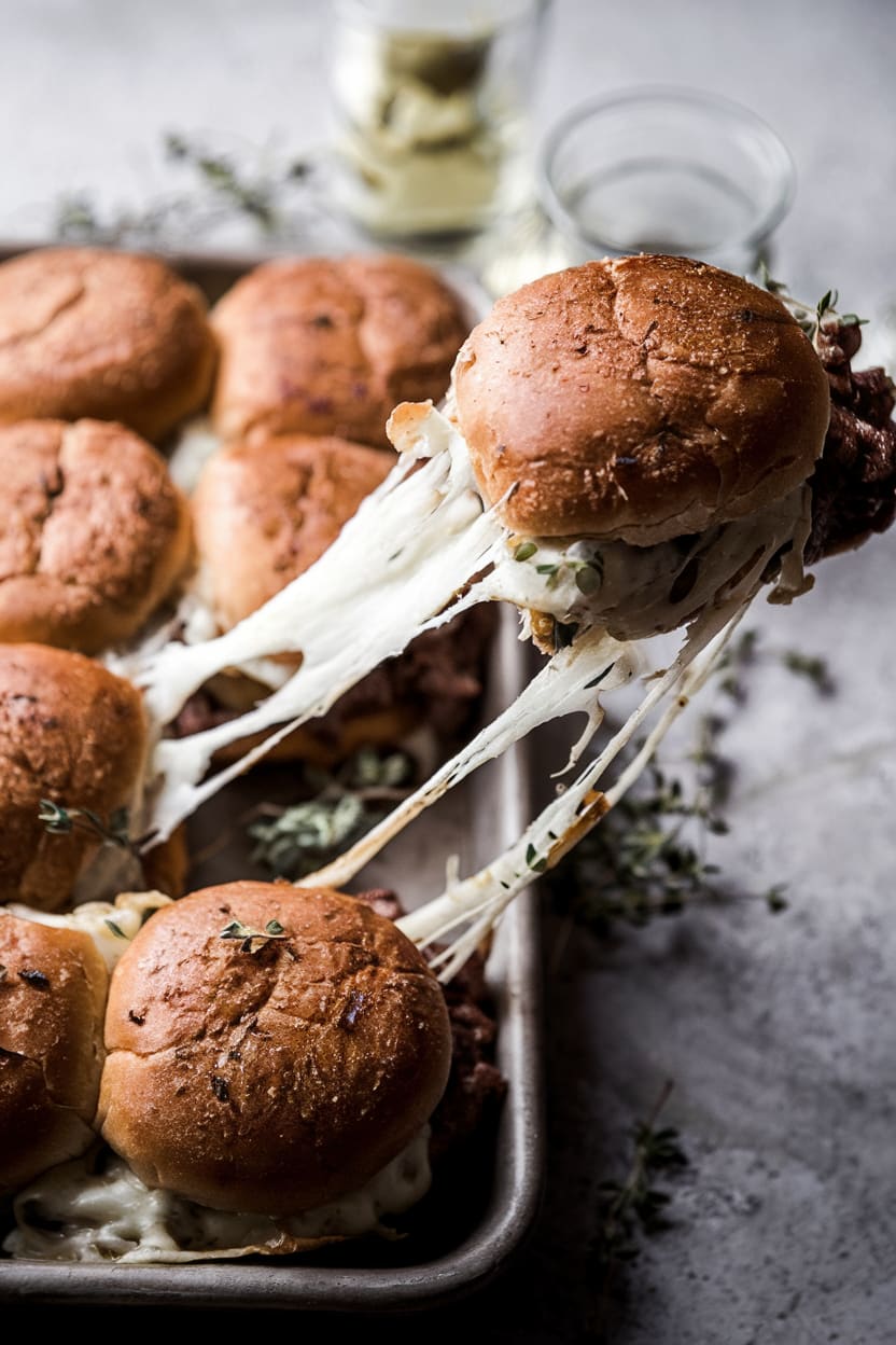 French Onion Beef Sliders