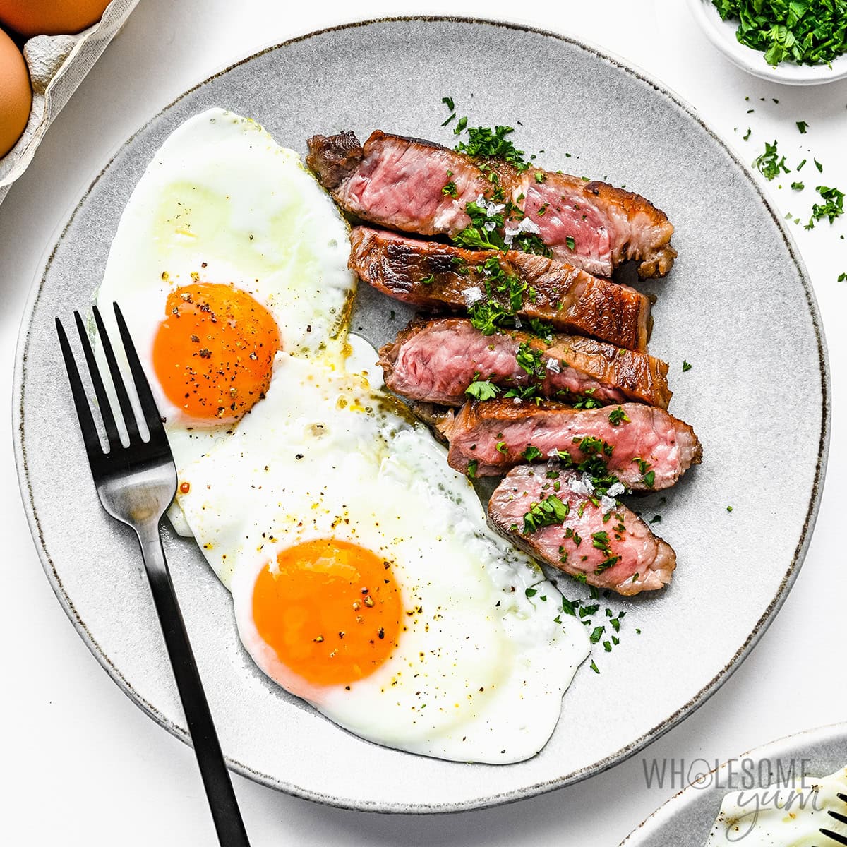 Steak and Eggs Recipe