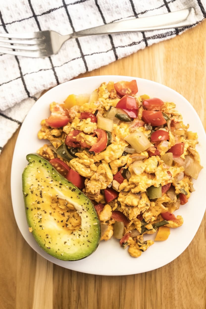 Veggie Scrambled Eggs