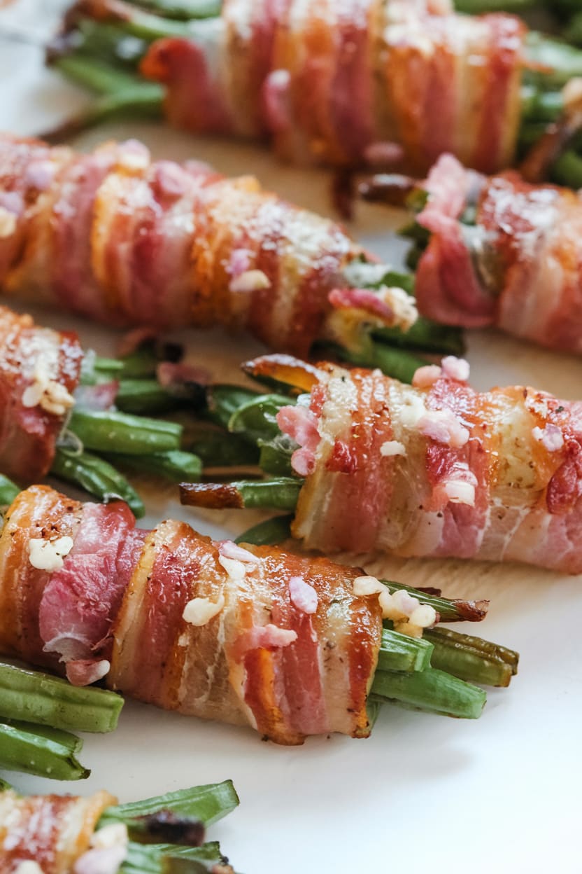 Bacon-Wrapped Green Bean Bundles