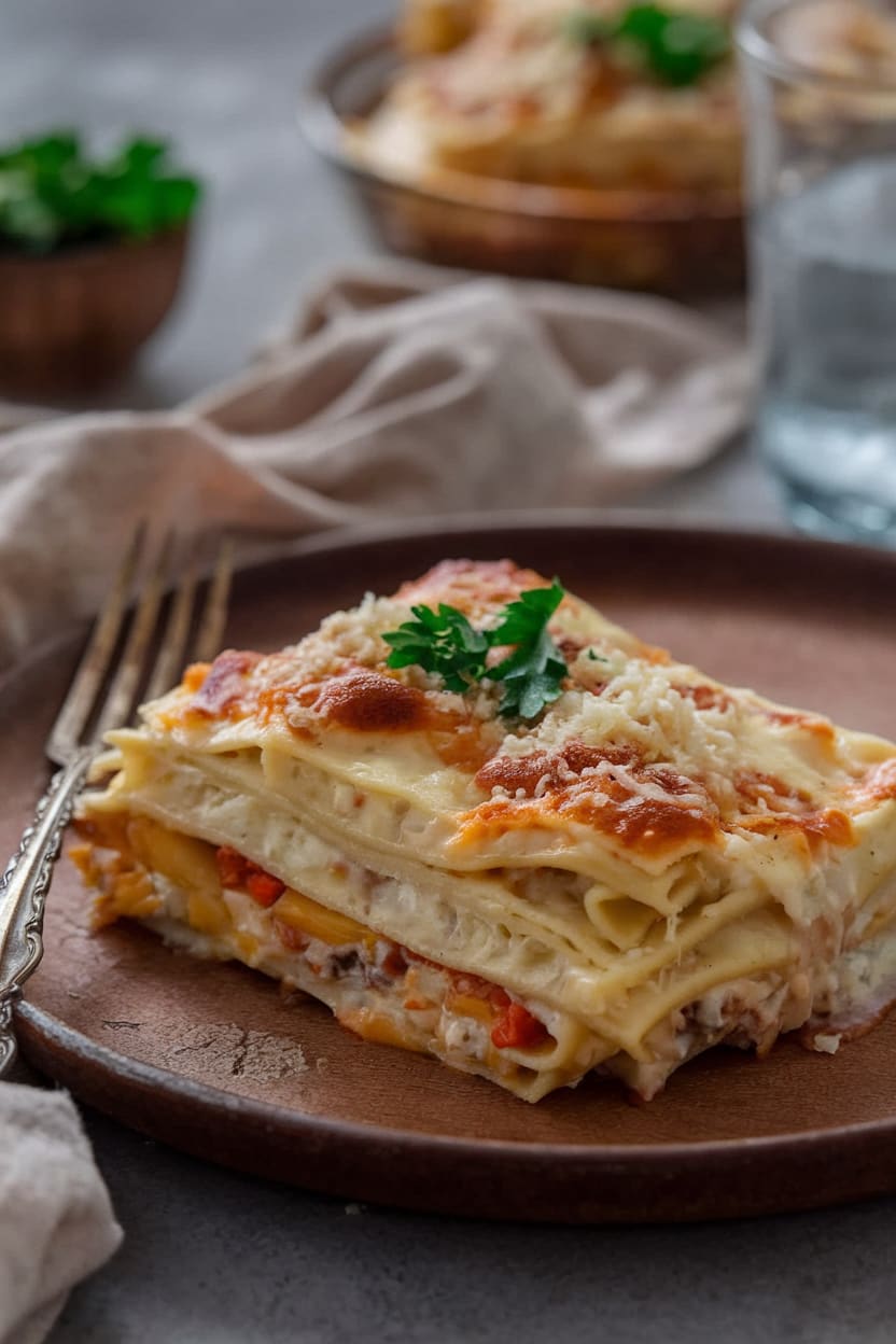 Four-Cheese Lasagna