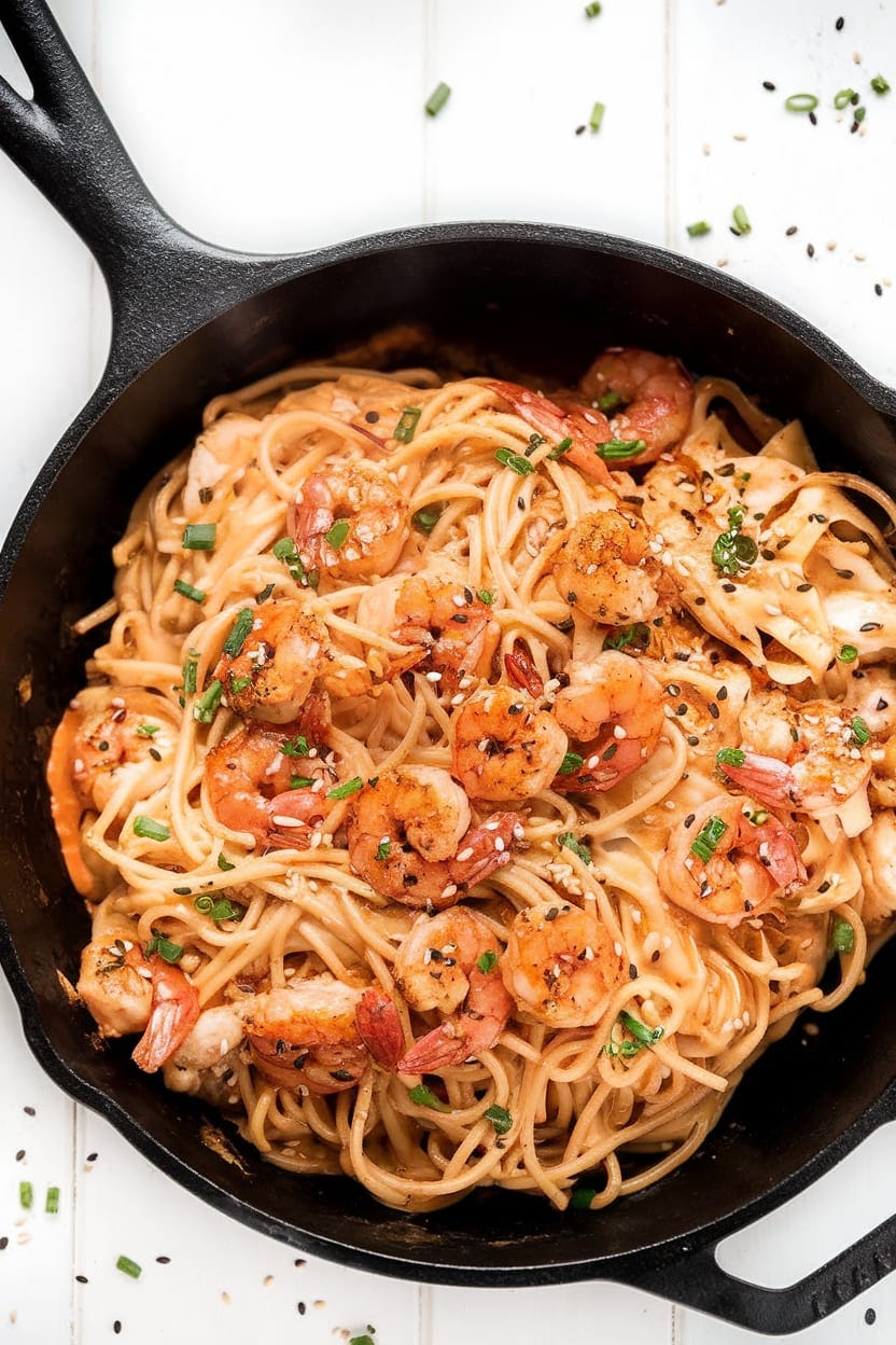 Bang Bang Shrimp Pasta