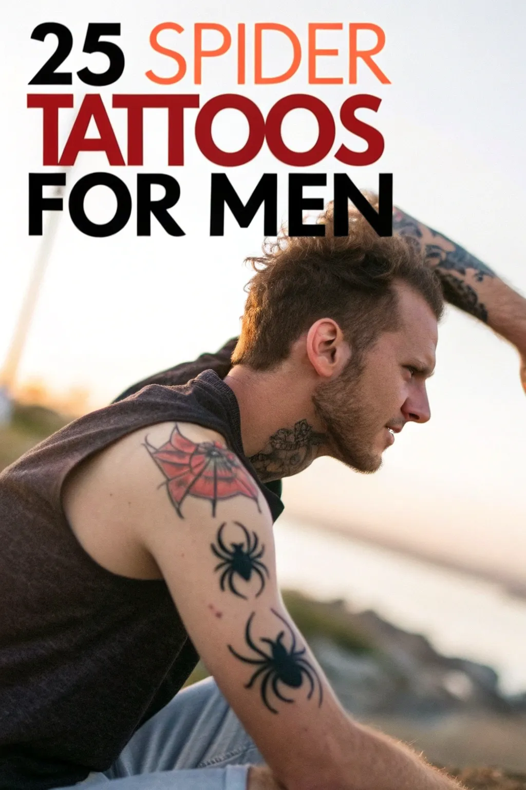 25 spider tattoos for men