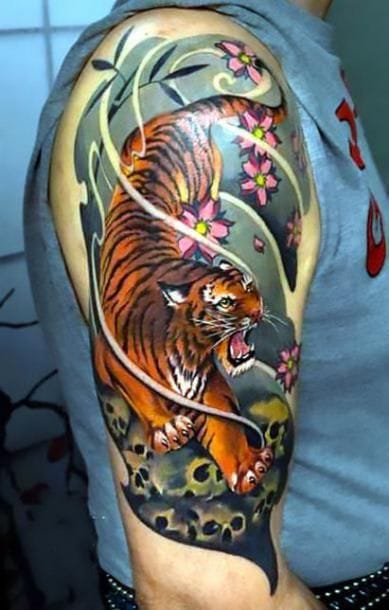japanese tiger tattoo