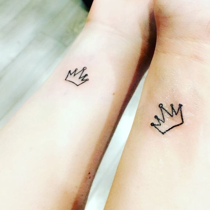 matching best friend crowns