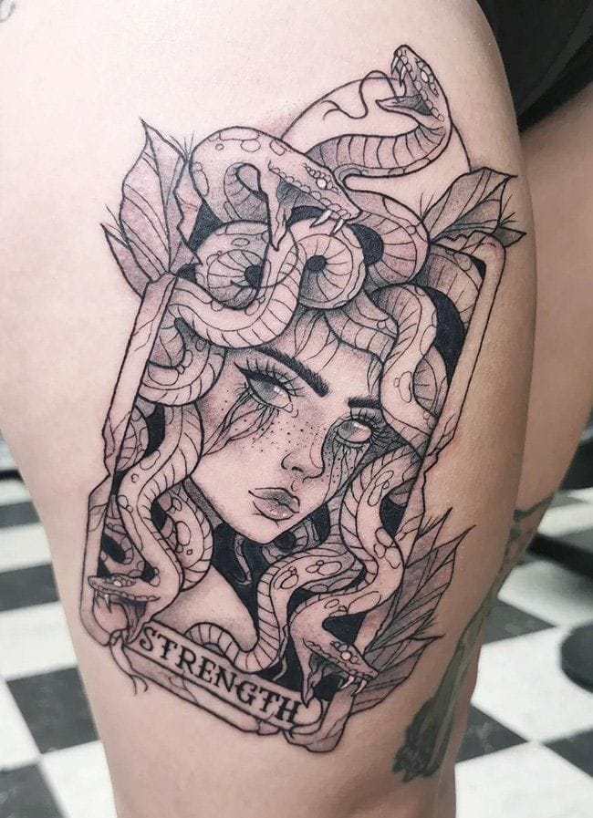 modern medusa tattoo