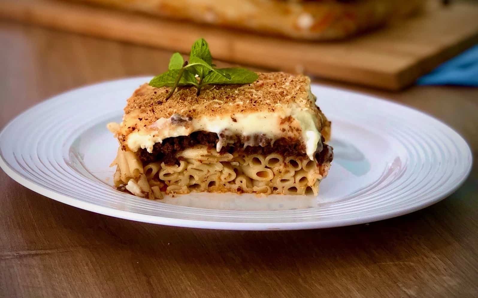 Pastitsio (Simplified Greek Baked Pasta)