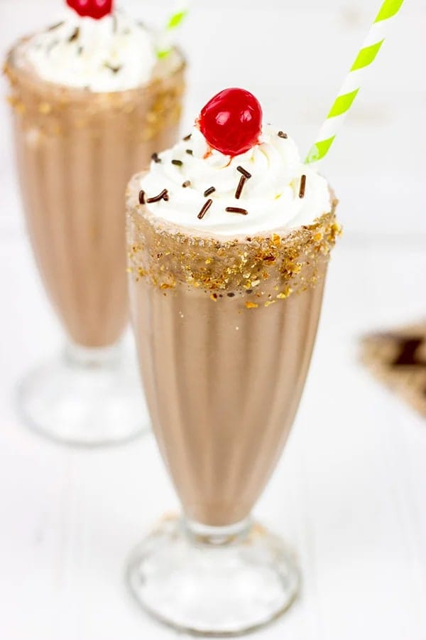 Malted Chocolate Milkshake