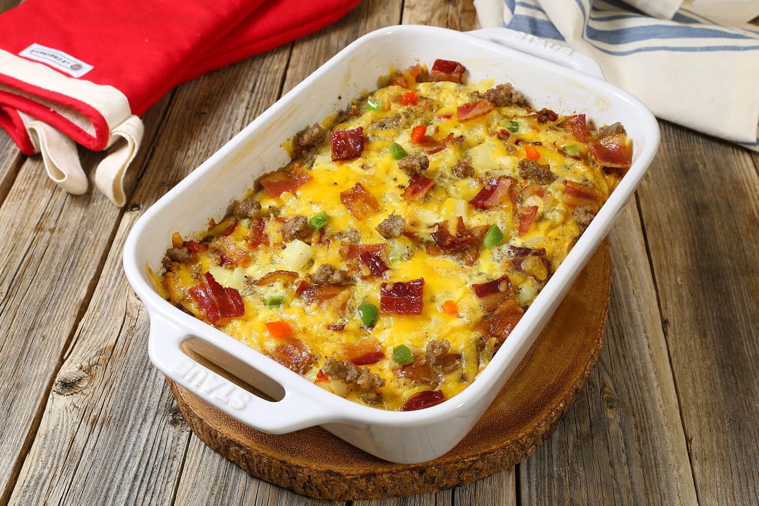 Cheesy Sausage Breakfast Casserole