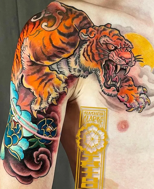 traditional tiger tattoo