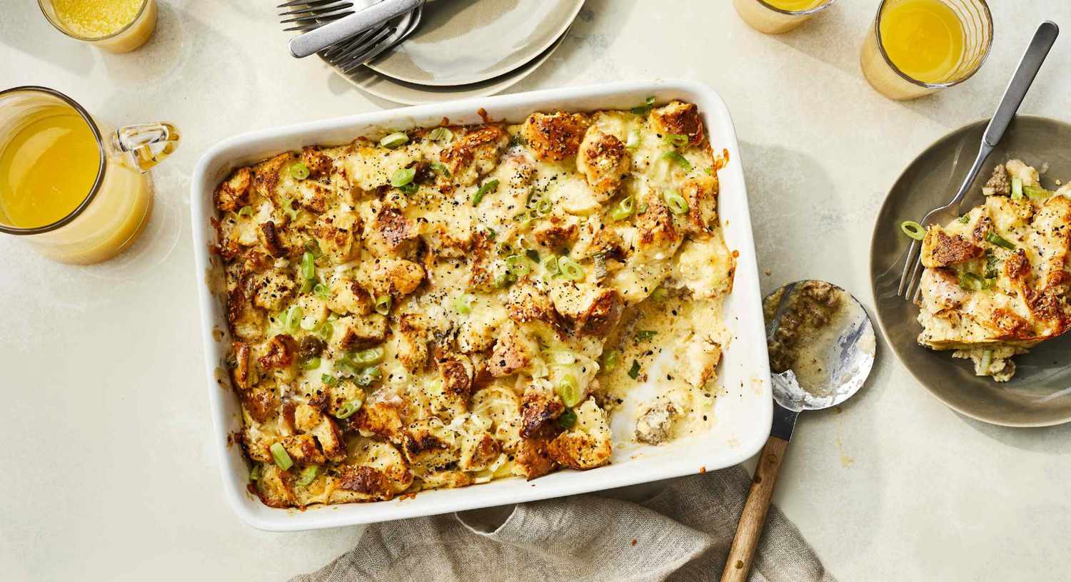 Everything Bagel Breakfast Casserole
