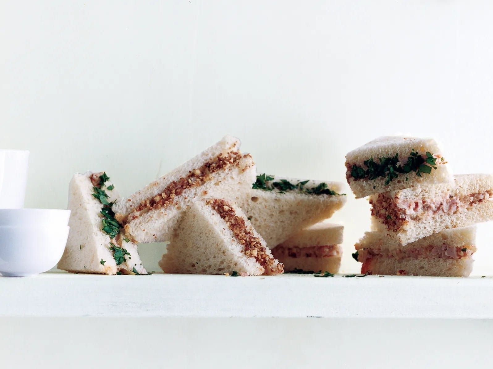 Deviled Ham Tea Sandwiches
