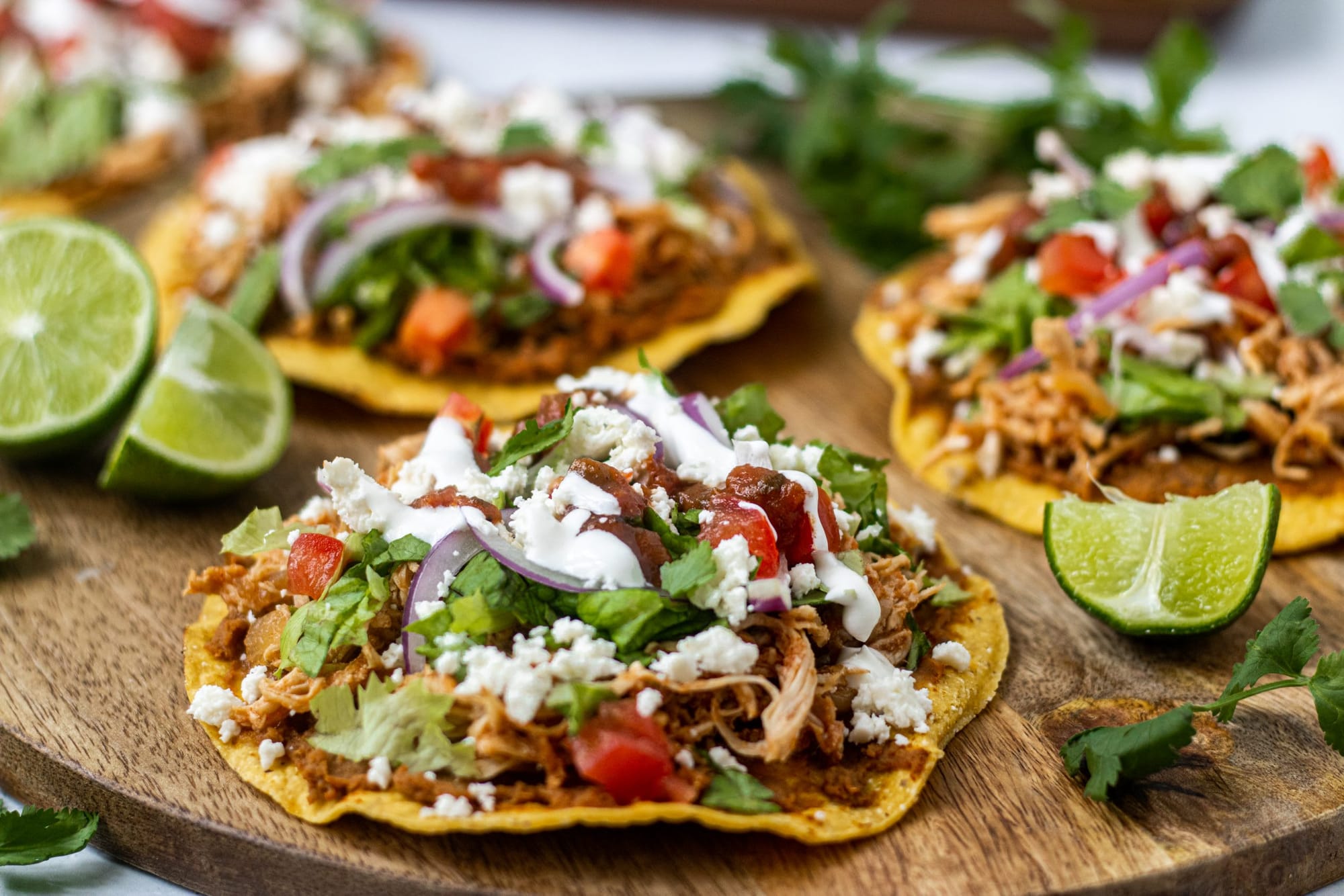 Chicken Tinga Tostadas