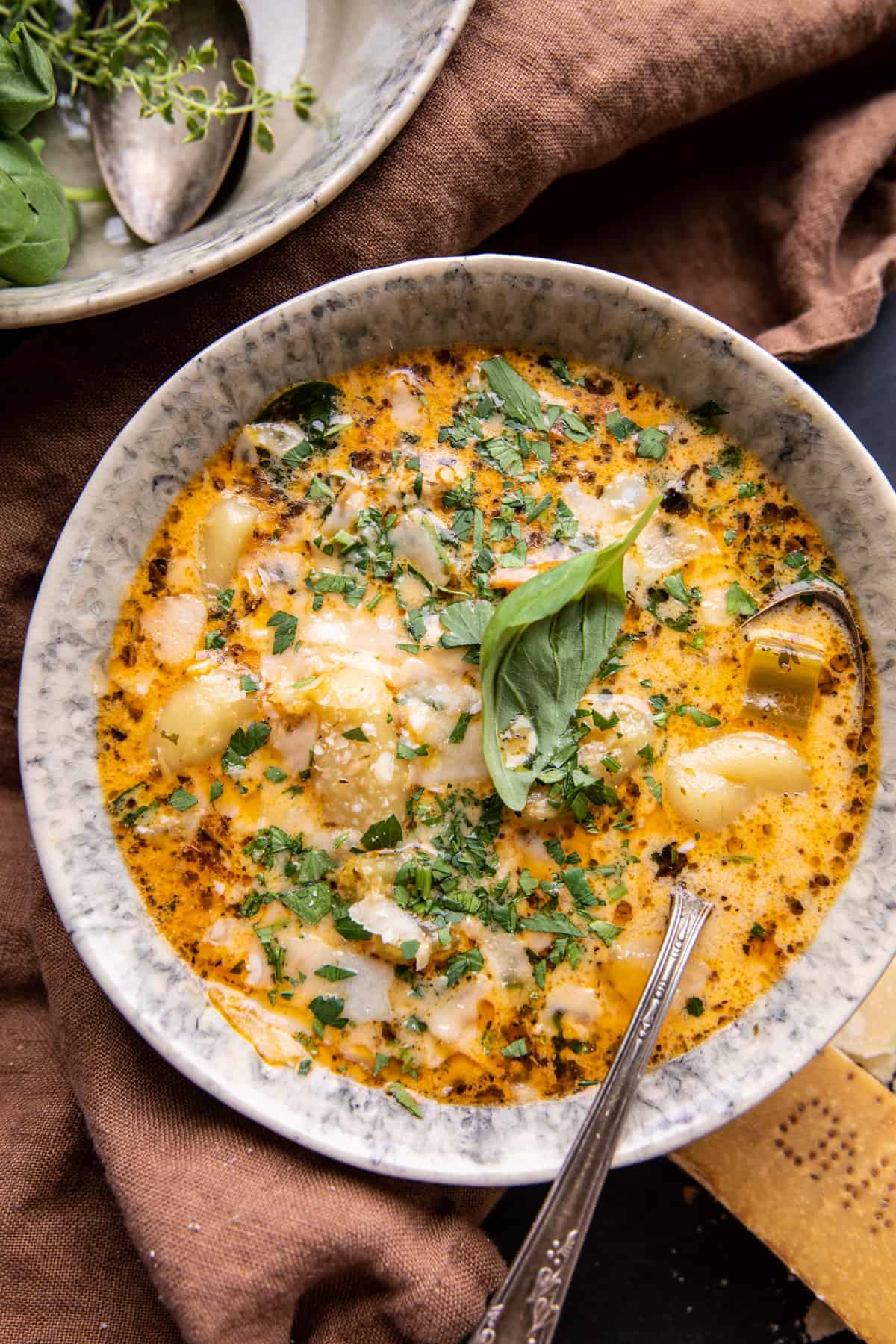 Creamy Chicken Gnocchi Soup