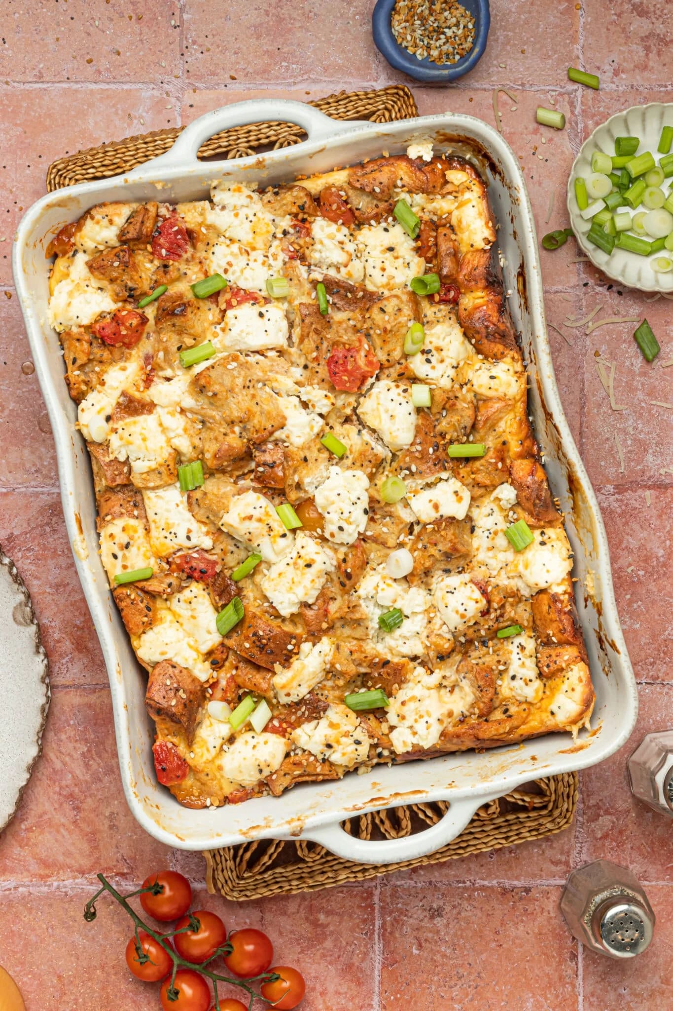 Everything Bagel Breakfast Casserole
