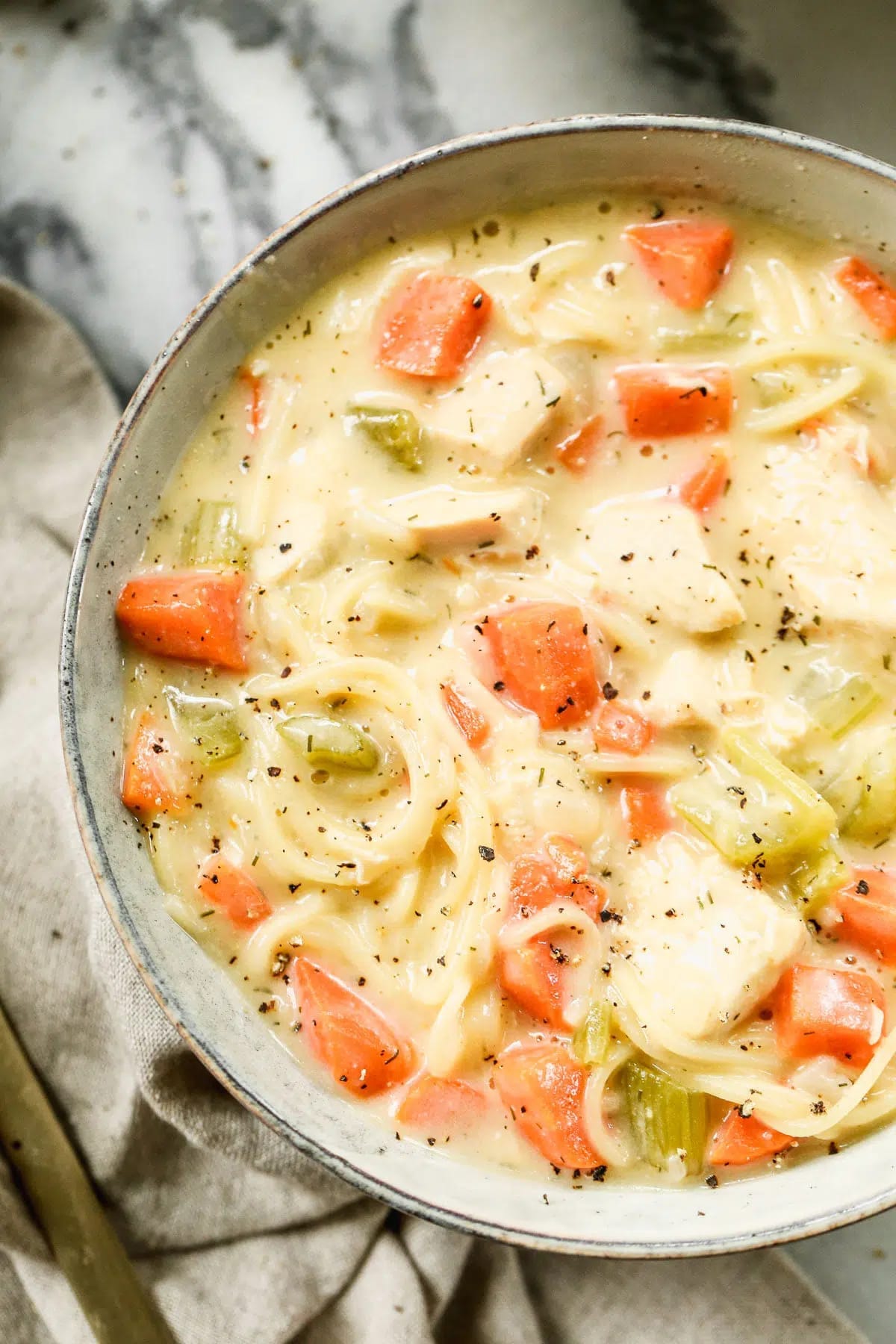 Crack Chicken Noodle Soup