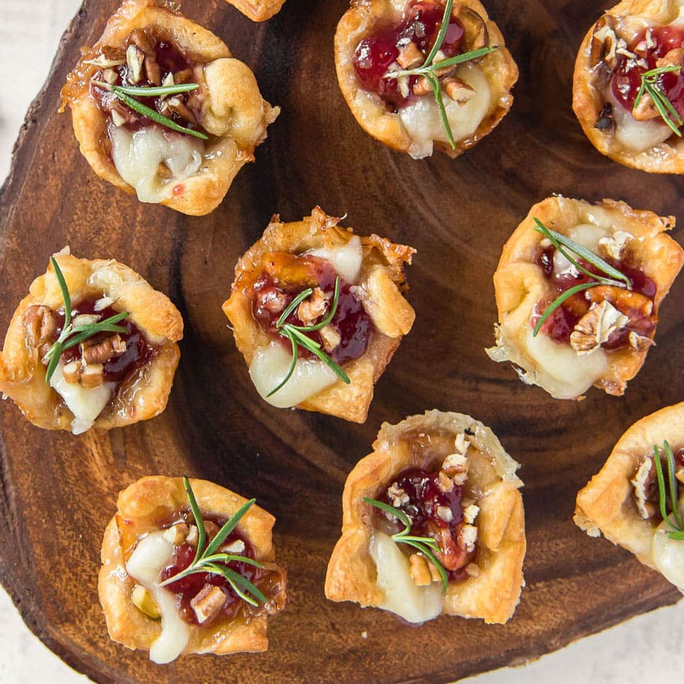 Cranberry Brie Bites
