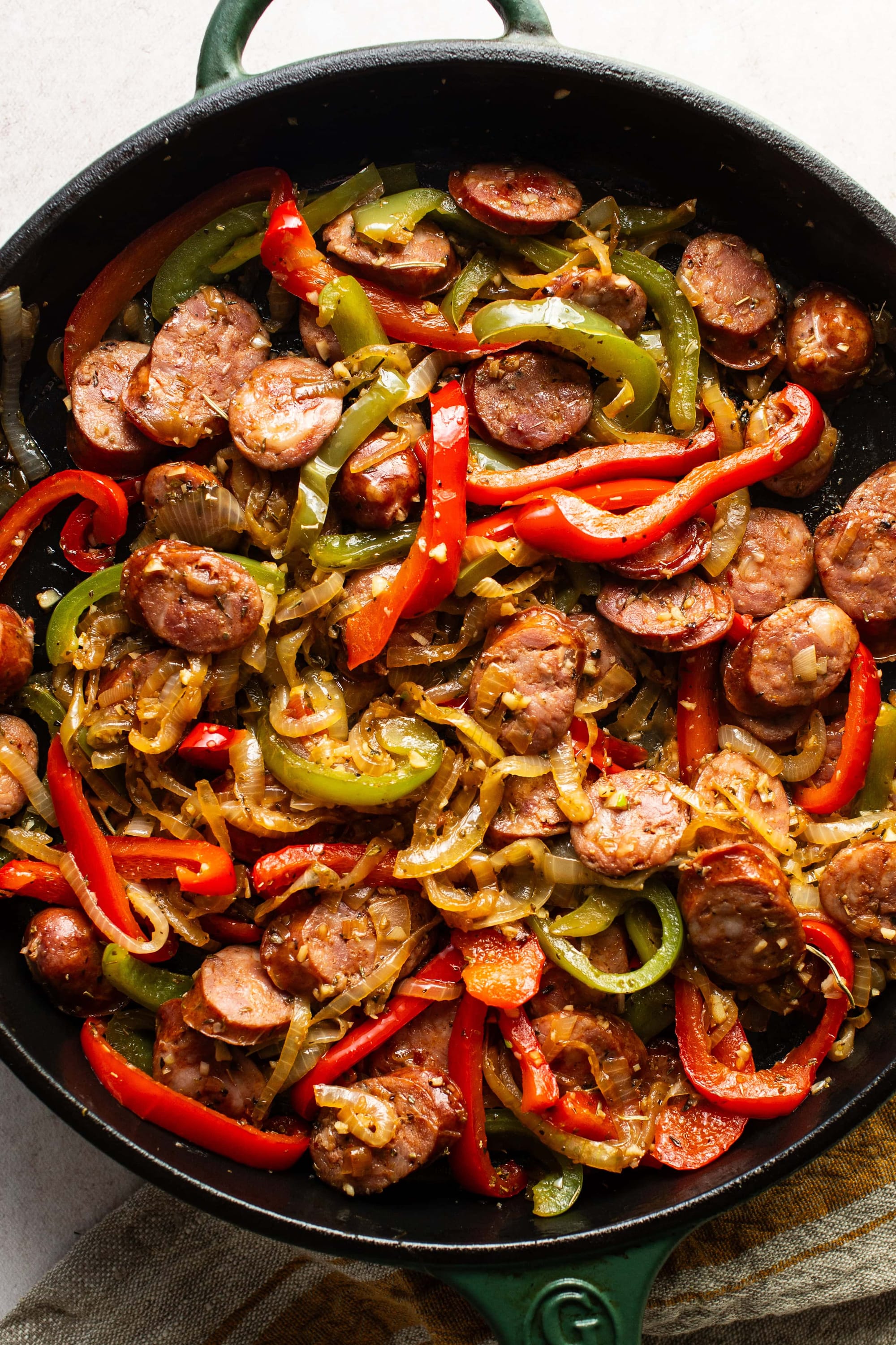 Easy Sausage and Peppers Skillet