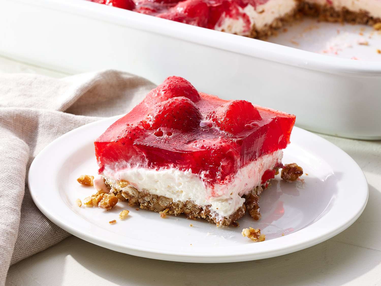 Strawberry Pretzel Salad (no Cool Whip or Jello)