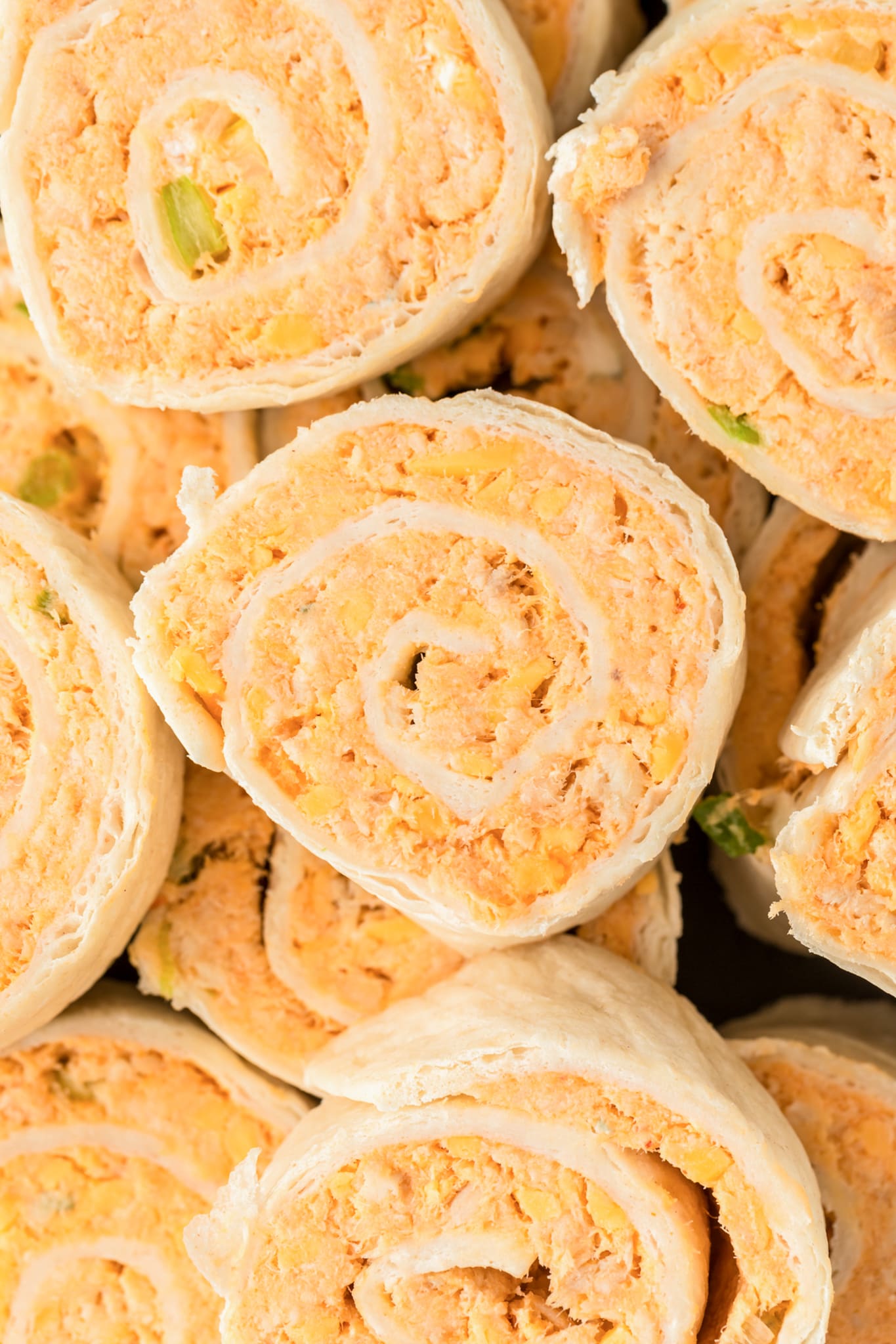 Buffalo Chicken Pinwheels