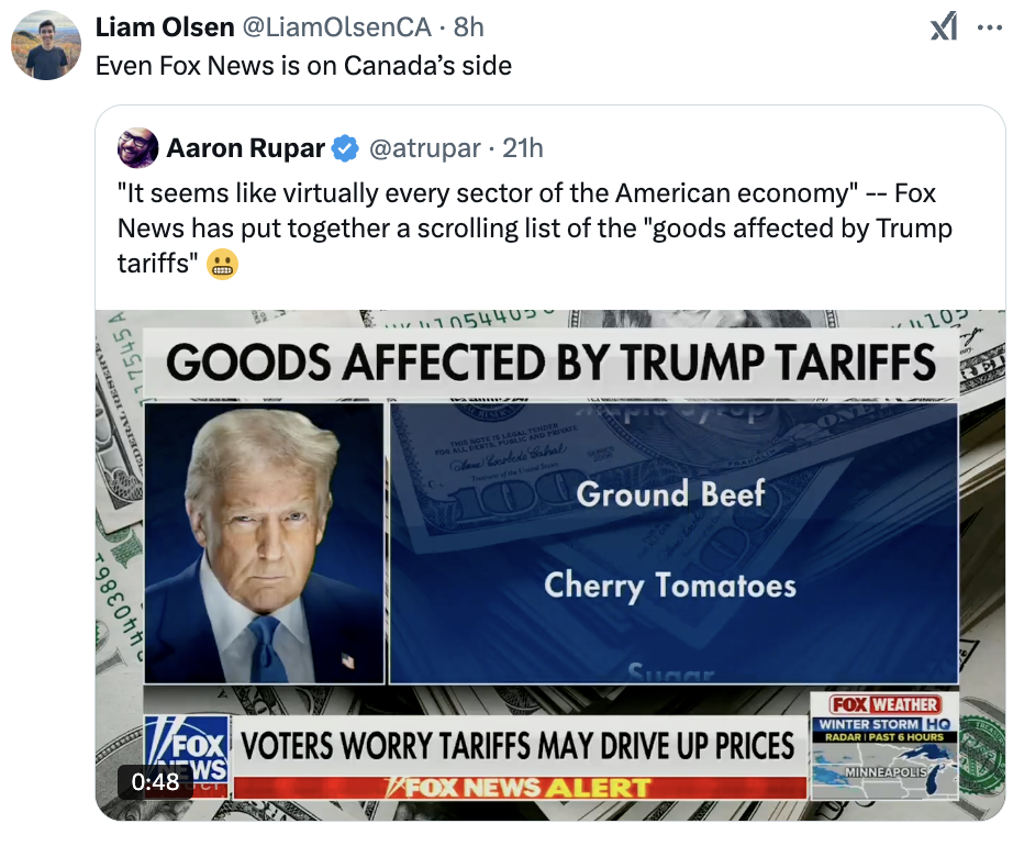 This Fox News Clip Of Products Affected By Trump's Tariffs Is ...