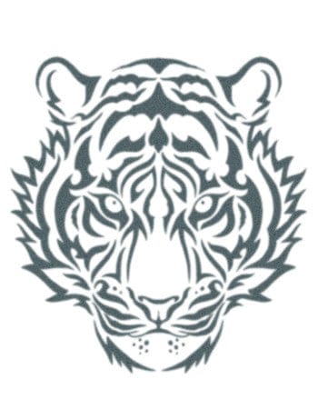 tribal tiger tattoo