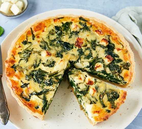 Spinach and Feta Quiche