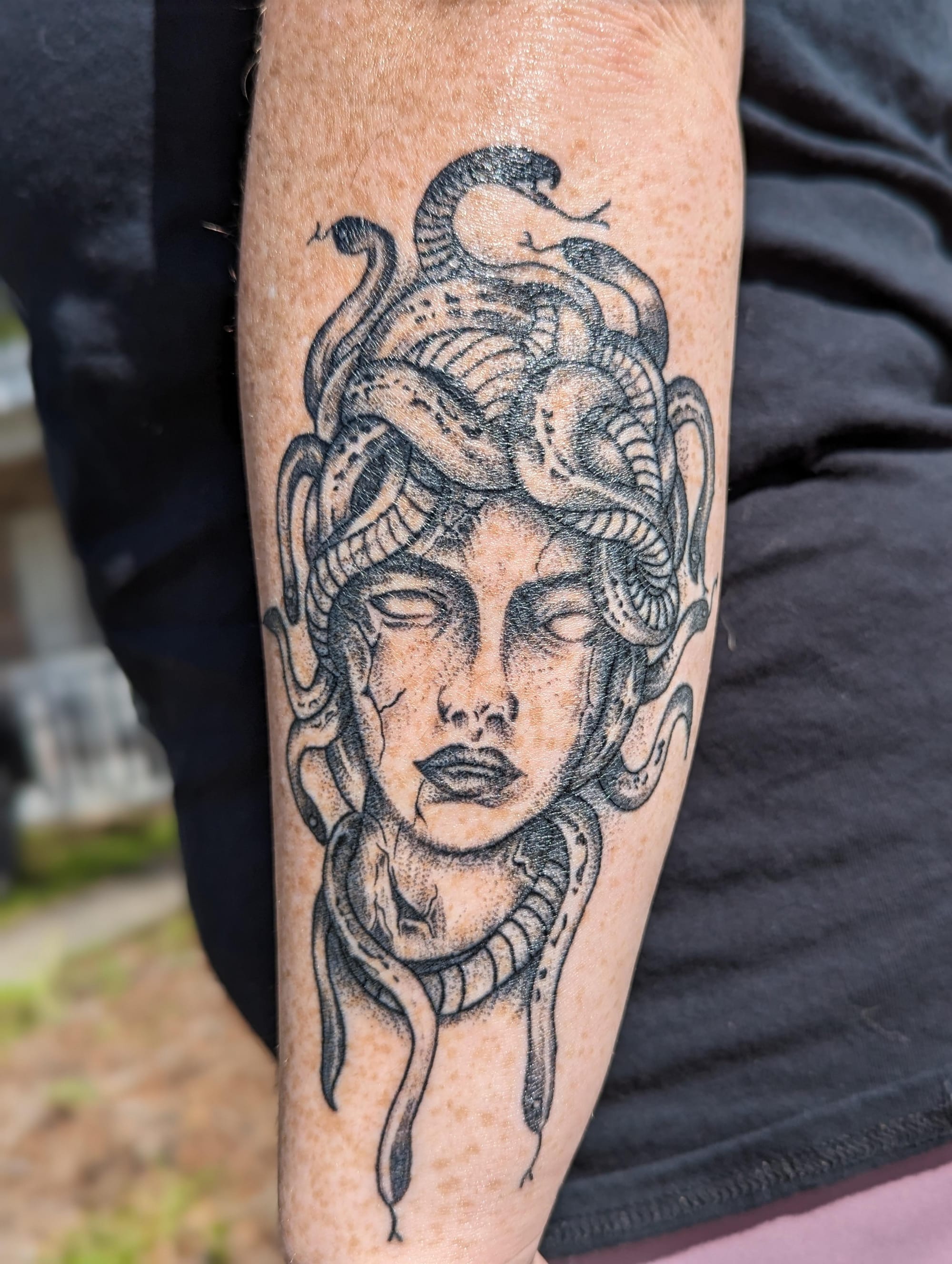 medusa head tattoo
