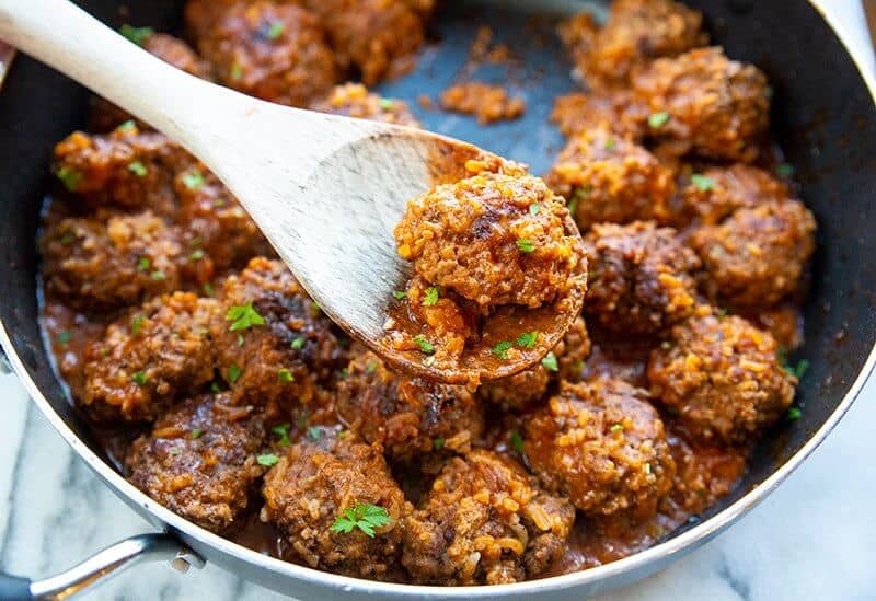 Classic Porcupine Meatballs
