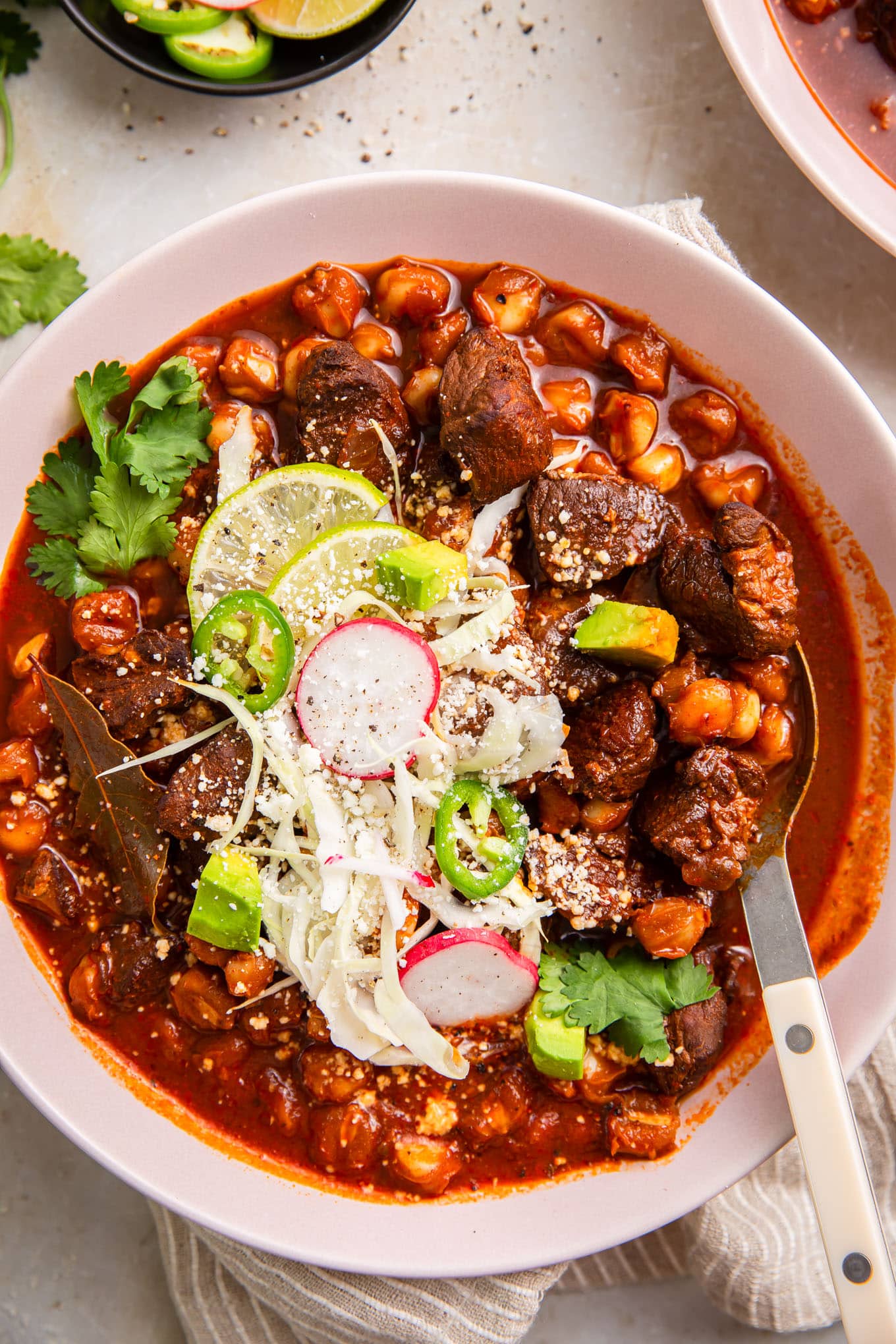 Pozole Rojo (Authentic Mexican Pork & Hominy Stew)