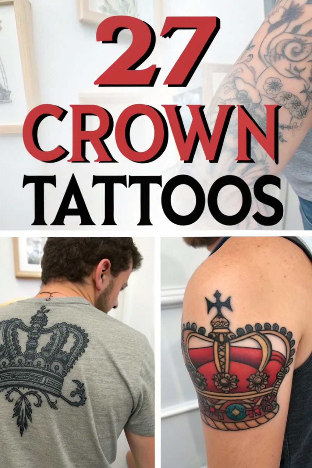 27 crown tattoos