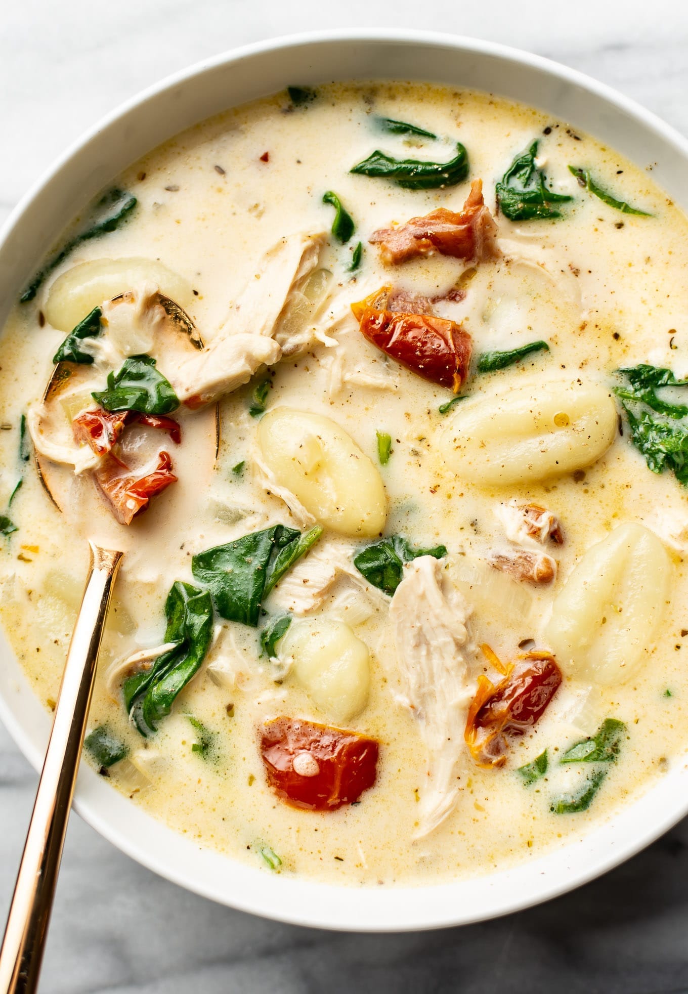 Creamy Chicken Gnocchi Soup