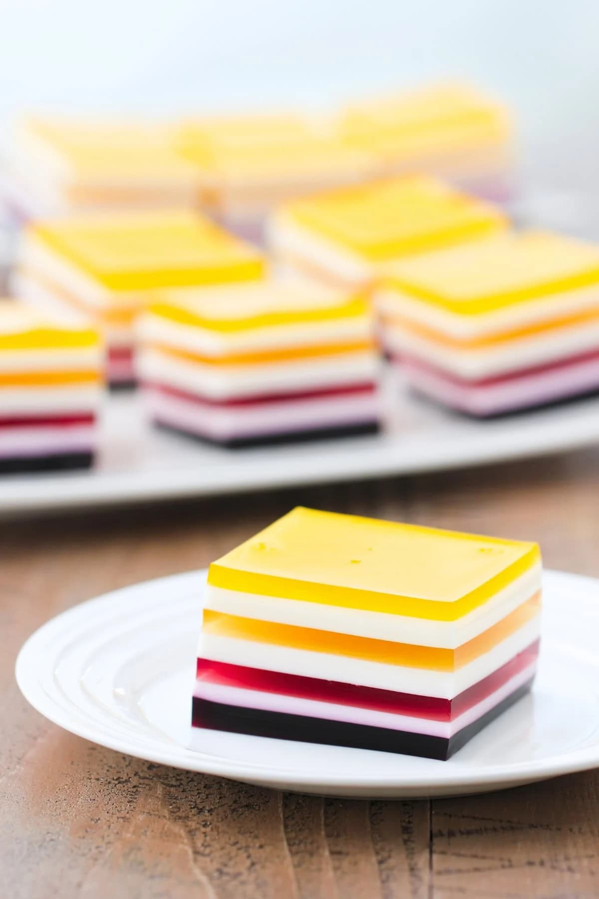 Layered Rainbow Jello