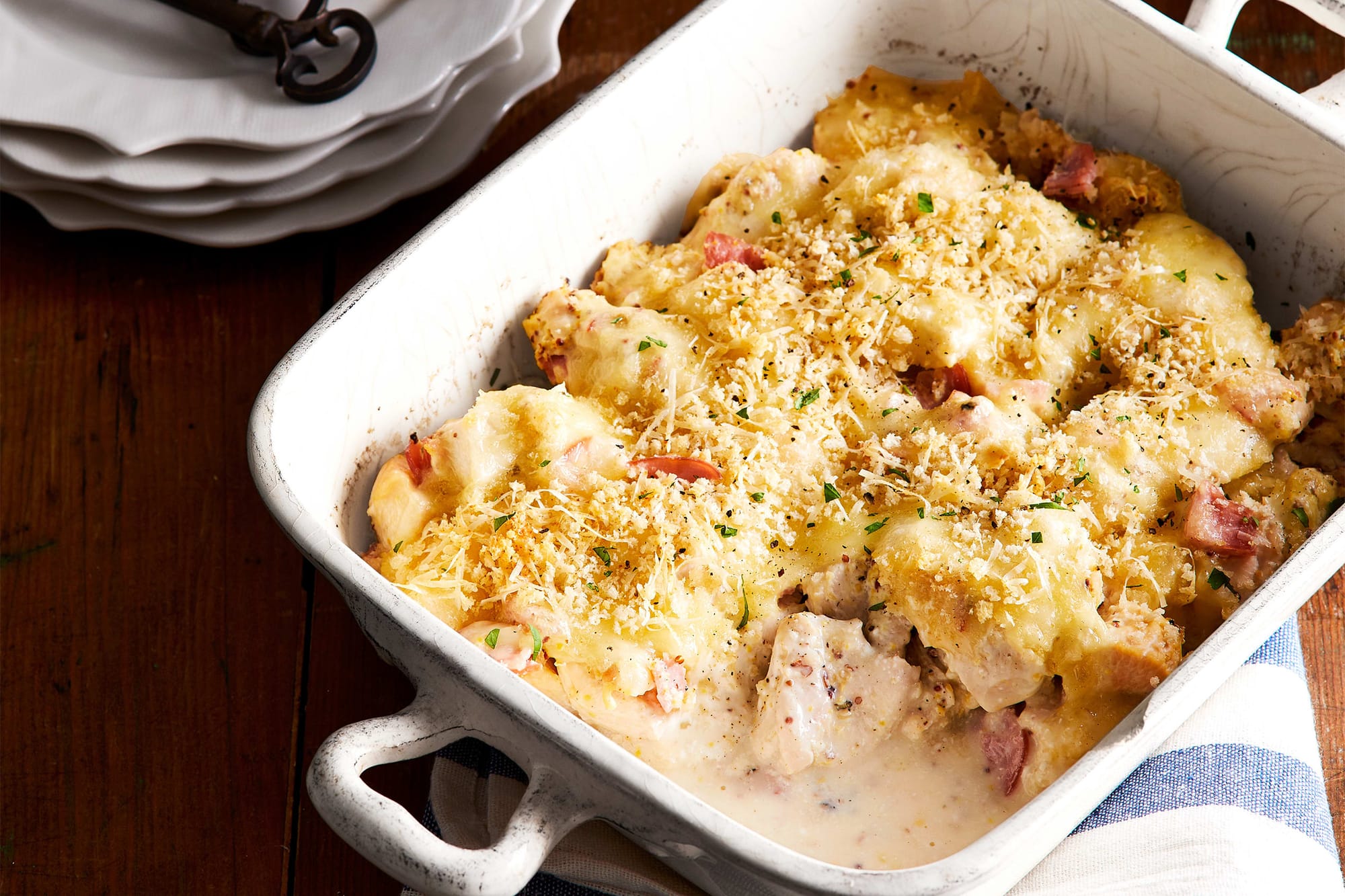 Easy Chicken Cordon Bleu Casserole