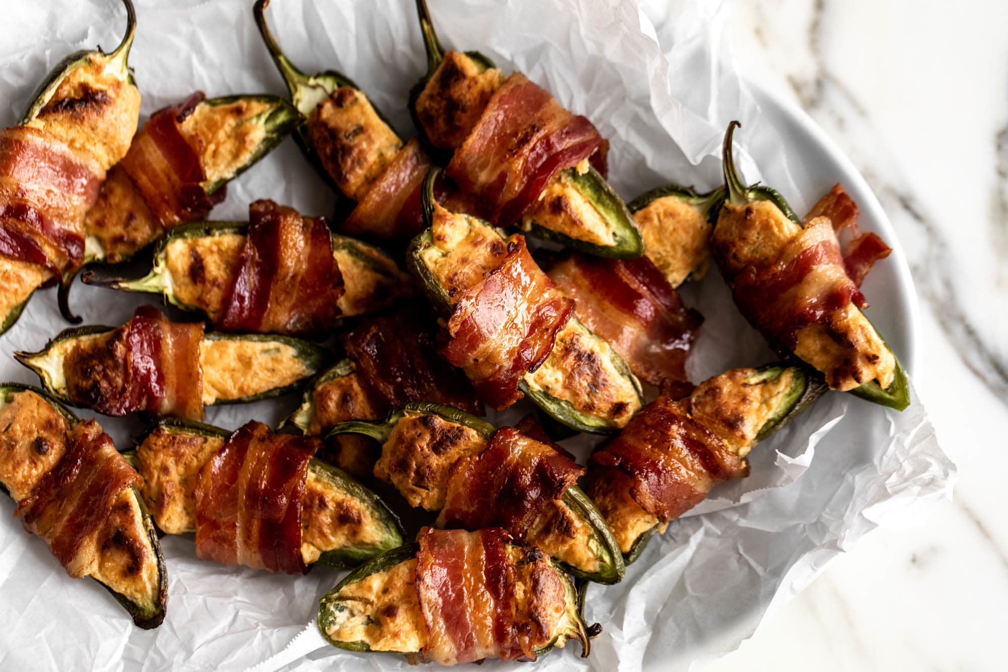 Bacon-Wrapped Jalapeño Poppers with Cream Cheese