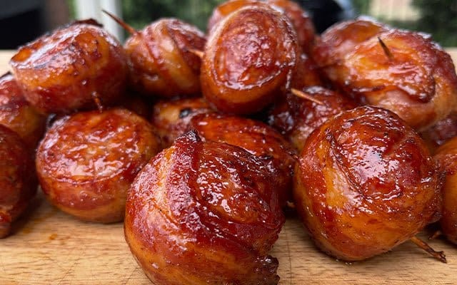 Bacon Wrapped Meatballs