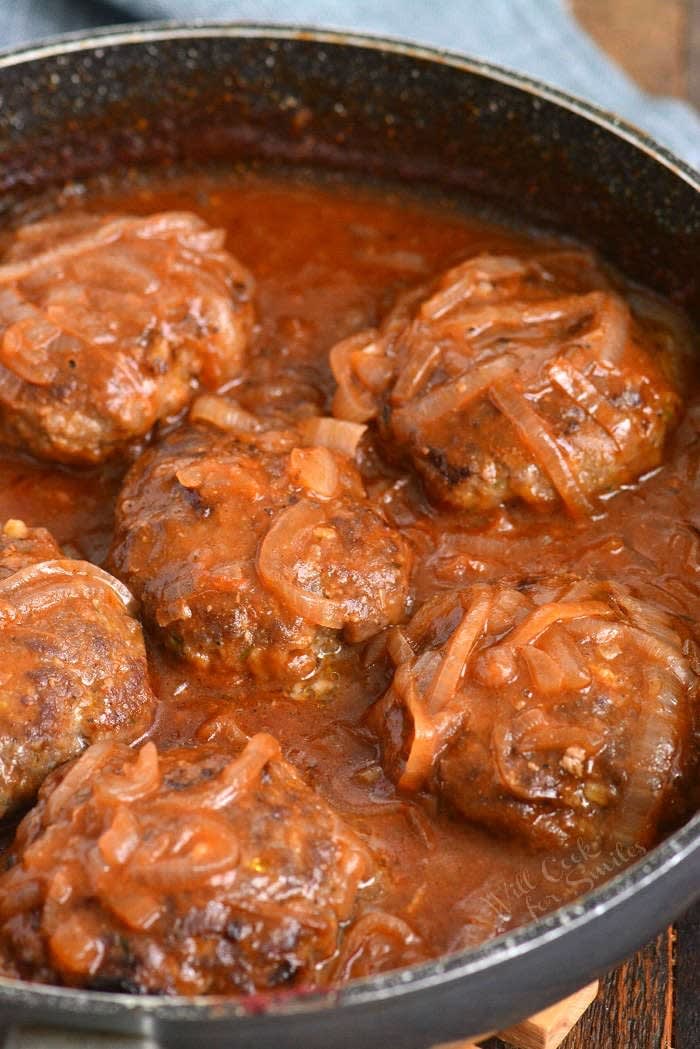 French Onion Salisbury Steaks